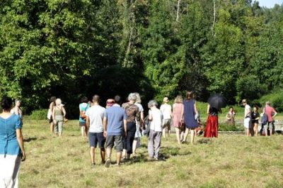 En suivant l'allée des Lyciens